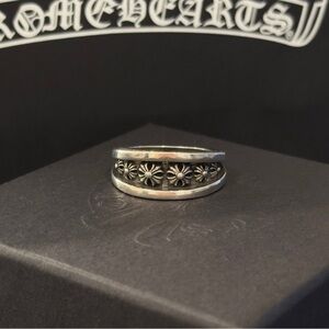 Chrome Hearts Narrow V Band Ring Size 10 US